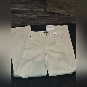 Judy Blue Women's Cream Straight Leg Jeans